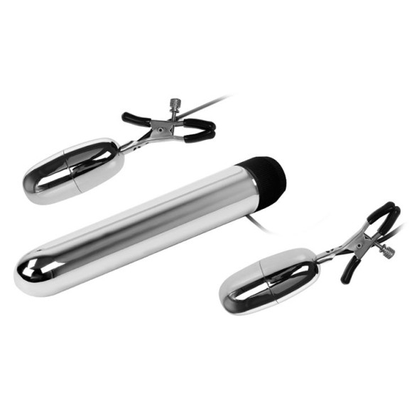 Набор из вибратора и вибростимуляторов для груди Набор из вибратора и вибростимуляторов для груди