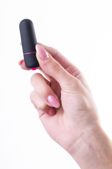 Черная вибропуля A-Toys Alli - 5,5 см. Черная вибропуля A-Toys Alli - 5,5 см.