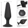 Черная расширяющаяся анальная пробка XL Silicone Inflatable Plug - 16 см. Черная расширяющаяся анальная пробка XL Silicone Inflatable Plug - 16 см.