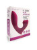 Ярко-розовый вибромассажер с вакуумной стимуляцией клитора