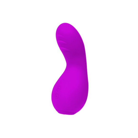 Лиловый клиторальный вибратор Gourd