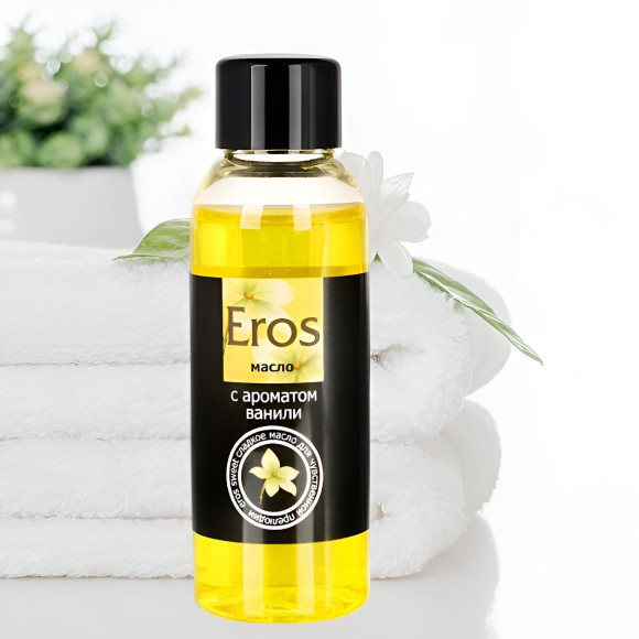 Массажное масло Eros sweet с ароматом ванили - 50 мл.