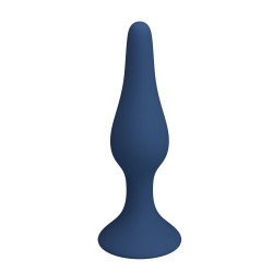 Синяя анальная пробка Slim Anal Plug S - 10,3 см.