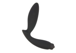 Чёрный вибростимулятор простаты Sex Expert Vibe Pleasure Чёрный вибростимулятор простаты Sex Expert Vibe Pleasure