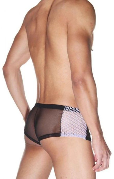 Мужские трусы-боксеры из полупрозрачной сетки Мужские трусы-боксеры из полупрозрачной сетки