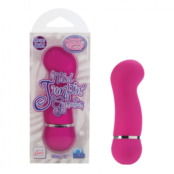 Розовый мини-вибратор с подвижной головкой Mini Jimpin’ Gyrator - 12,5 см. Розовый мини-вибратор с подвижной головкой Mini Jimpin’ Gyrator - 12,5 см.