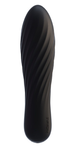 Черная вибропуля Tulip - 10,6 см. Черная вибропуля Tulip - 10,6 см.