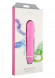 Розовый мини-вибратор Microscopic Mini Deco - 12,5 см.  