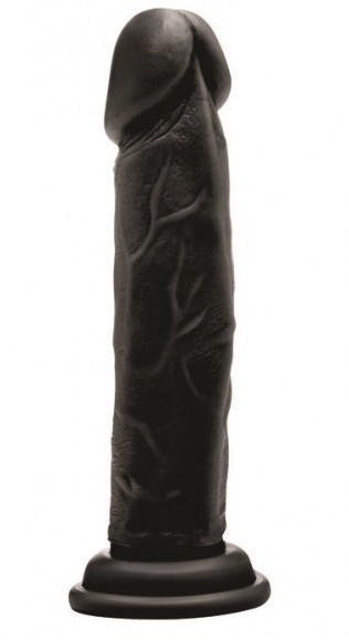 Чёрный фаллоимитатор Realistic Cock 8 