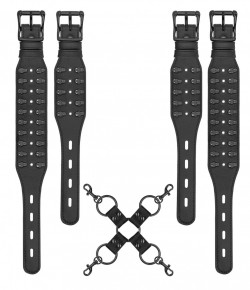 Оригинальный комплект для бондажа с черепами Оригинальный комплект для бондажа с черепами