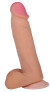Телесный фаллоимитатор на присоске F&F BEST COCK 7 - 20 см.