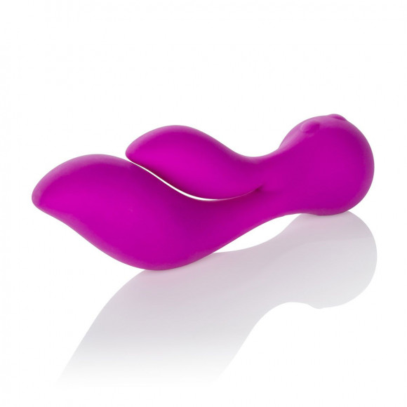 Вибромассажер с лепестками для двойной стимуляции Vr6.5 - 16,5 см.