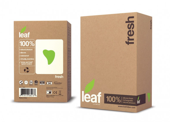 Зеленый перезаряжаемый вибромассажер Fresh by Leaf Зеленый перезаряжаемый вибромассажер Fresh by Leaf