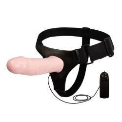 Полый страпон на трусиках с вибрацией и выносным пультом управления Mens Pants - 16,5 см. Полый страпон на трусиках с вибрацией и выносным пультом управления Mens Pants - 16,5 см.