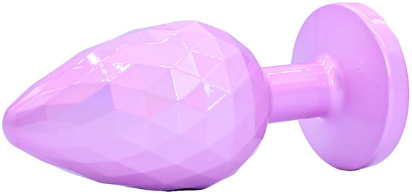 Розовая алюминиевая текстурная анальная пробка - 6 см. Розовая алюминиевая текстурная анальная пробка - 6 см.