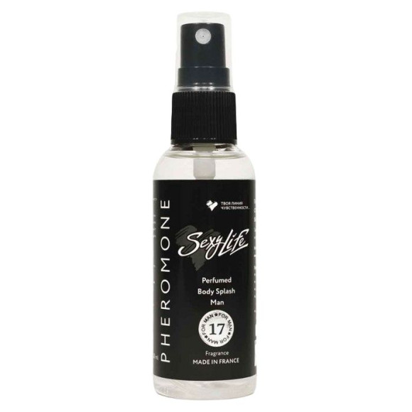Мужской парфюмированный спрей с феромонами Sexy Life №17 - 50 мл. Мужской парфюмированный спрей с феромонами Sexy Life №17 - 50 мл.