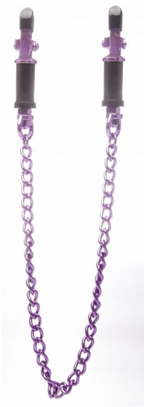 Фиолетовые зажимы для сосков Vice Nipple Clamps Фиолетовые зажимы для сосков Vice Nipple Clamps