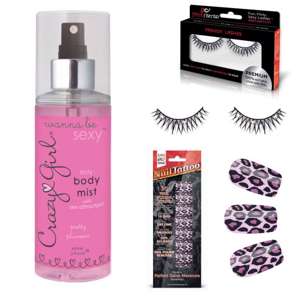 Smart Set №1: спрей с феромонами, накладные реснички и нейл-тату Smart Set №1: спрей с феромонами, накладные реснички и нейл-тату