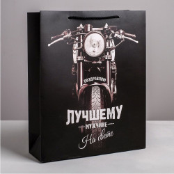Подарочный пакет Лучшему во всем мужчине - 30 х 26 см. Подарочный пакет Лучшему во всем мужчине - 30 х 26 см.