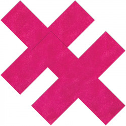 Розовые пестисы-крестики Розовые пестисы-крестики