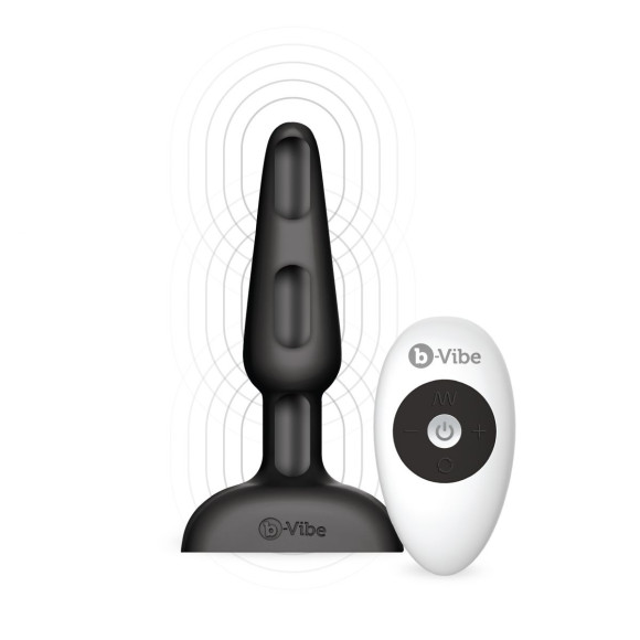 Чёрная анальная вибропробка с 3 источниками вибрации TRIO REMOTE CONTROL PLUG BLACK - 13,5 см. Чёрная анальная вибропробка с 3 источниками вибрации TRIO REMOTE CONTROL PLUG BLACK - 13,5 см.