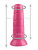 Розовая винтообразная анальная втулка - 19,5 см. Розовая винтообразная анальная втулка - 19,5 см.