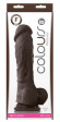 Коричневый фаллоимитатор на присоске 8 Dildo - 24,5 см. Коричневый фаллоимитатор на присоске 8 Dildo - 24,5 см.