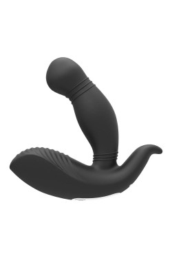 Черный вибромассажер простаты PROSTATE HERO Черный вибромассажер простаты PROSTATE HERO