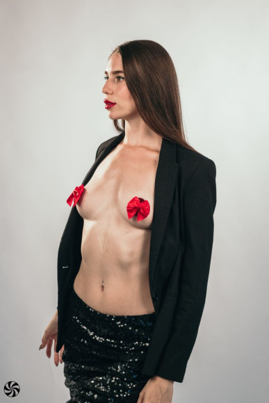 Красные пэстисы Blaze с бантиками Красные пэстисы Blaze с бантиками