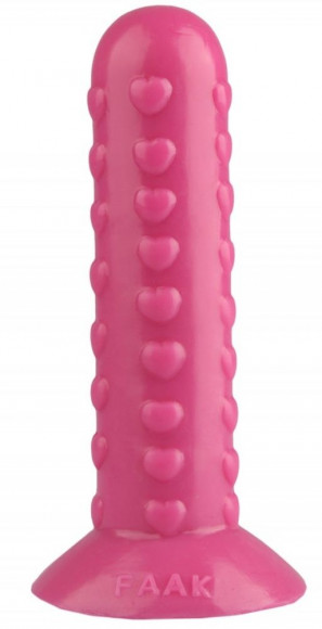 Розовая анальная втулка с шипиками - 19,5 см. Розовая анальная втулка с шипиками - 19,5 см.