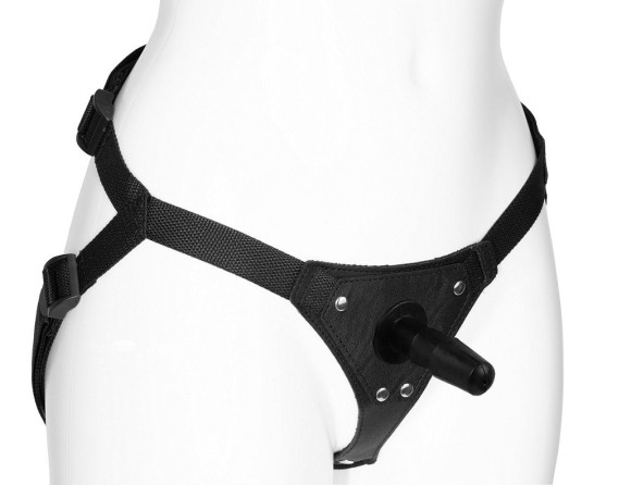 Черный женский пояс-трусики с плугом Черный женский пояс-трусики с плугом