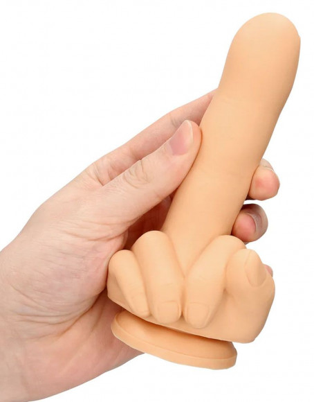 Телесный фаллоимитатор в форме пальца Up Yours - 15,5 см. Телесный фаллоимитатор в форме пальца Up Yours - 15,5 см.
