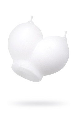 Белая сувенирная свеча «Сиськи» Белая сувенирная свеча «Сиськи»