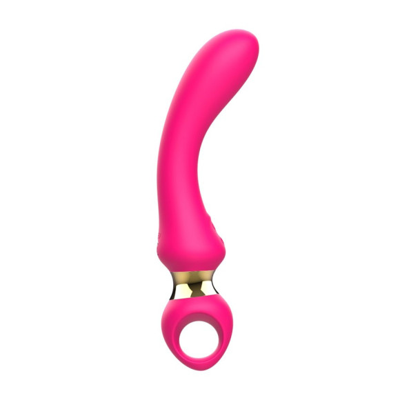 Розовый изогнутый вибромассажер Moon Vibrator - 21,1 см. Розовый изогнутый вибромассажер Moon Vibrator - 21,1 см.