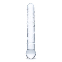 Стеклянная прозрачная палочка-фаллос Callisto Clear Glass Dildo - 18 см. Стеклянная прозрачная палочка-фаллос Callisto Clear Glass Dildo - 18 см.