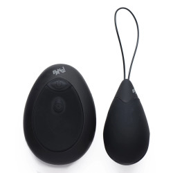 Черное виброяйцо с пультом ДУ 10X Silicone Vibrating Egg Черное виброяйцо с пультом ДУ 10X Silicone Vibrating Egg
