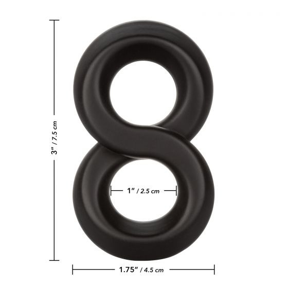 Двойное эрекционное кольцо Ultra-Soft Crazy 8