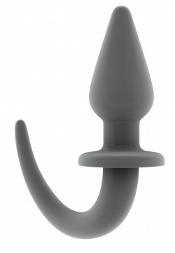 Серая анальная пробка SONO №8 