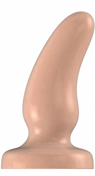 Телесная анальная пробка Bottom Line №7 - 10,5 см. Телесная анальная пробка Bottom Line №7 - 10,5 см.