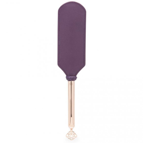 Фиолетовый пэддл Cherished Collection Leather and Suede Paddle - 41 см.