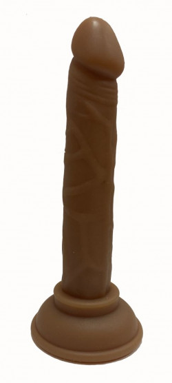 Коричневый анальный фаллоимитатор Little Joe 4.72 - 13,7 см.