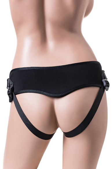Черные трусики для страпона Master Черные трусики для страпона Master