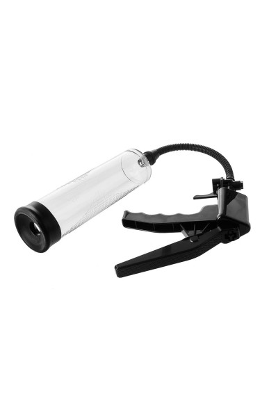 Прозрачная вакуумная помпа Pistol Penis Pump