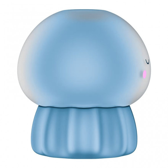 Голубой вакуумный стимулятор клитора в форме медузы Satisfyer Jelly-cious