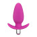 Розовая вибропробка Luxe Little Thumper - 12 см.