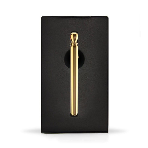 Золотистая подвеска-вибратор Genie Flirting Pen Золотистая подвеска-вибратор Genie Flirting Pen