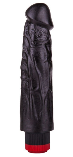 Вибратор-реалистик с крупными венками - 18,5 см. Вибратор-реалистик с крупными венками - 18,5 см.