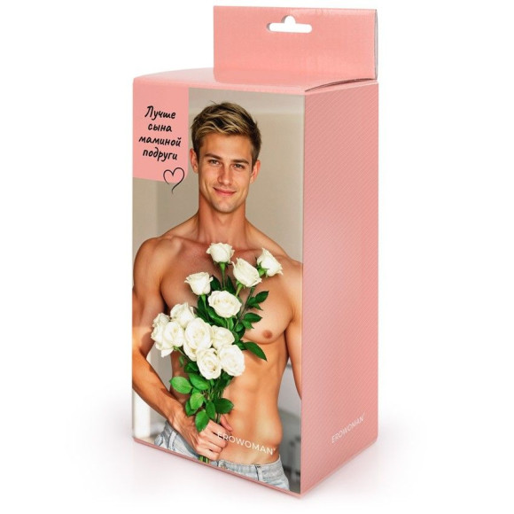 Телесный фаллоимитатор в подарочной упаковке