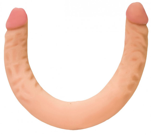 Двусторонний фаллоимитатор из неоскин - 42,5 см. Двусторонний фаллоимитатор из неоскин - 42,5 см.