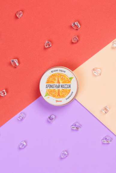 Массажная свеча «Ароматный массаж» с ароматом мандарина - 30 мл. Массажная свеча «Ароматный массаж» с ароматом мандарина - 30 мл.